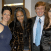 Ghislaine Maxwell (Left) with the Rich and the Famous